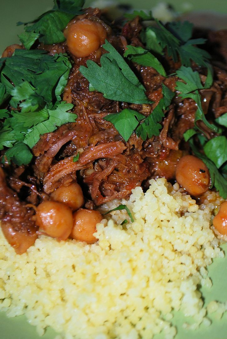 Terri's Table Goat Tagine with Chickpeas and Apricots